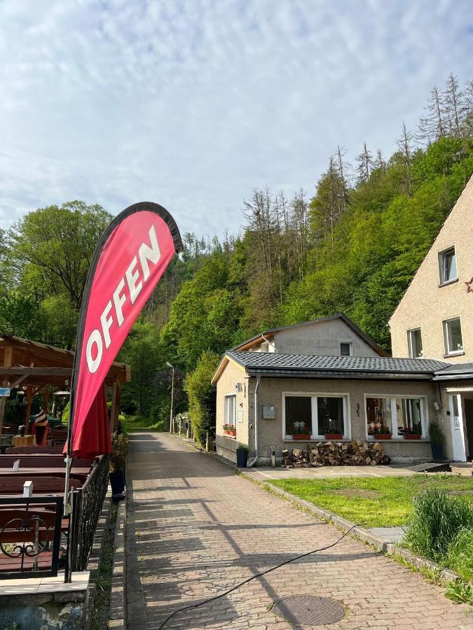 Pension Sternschnuppe, Treseburg Harz, Unmittelbar Am Wasser Thale Eksteriør bilde
