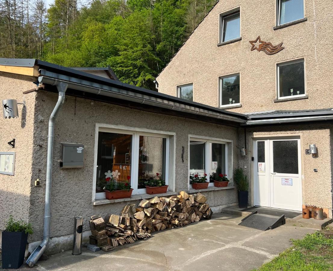 Pension Sternschnuppe, Treseburg Harz, Unmittelbar Am Wasser Thale Eksteriør bilde
