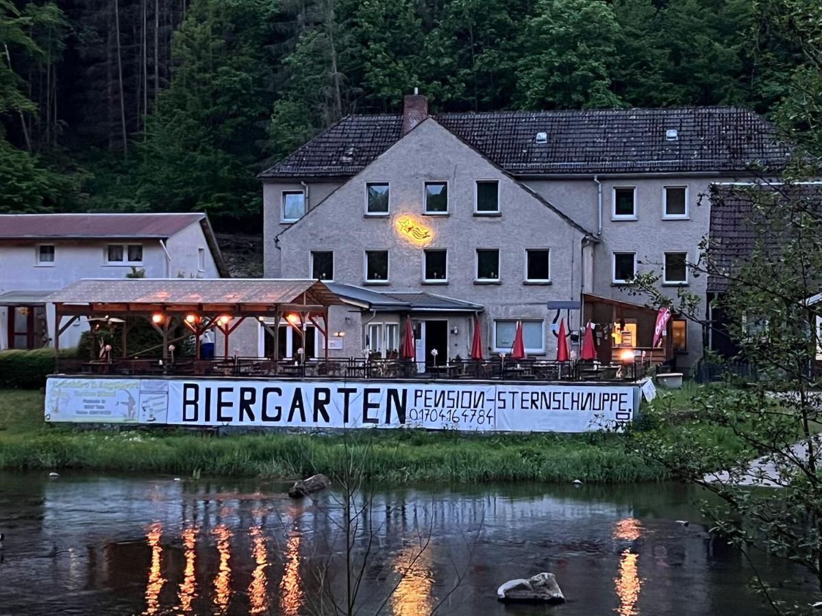Pension Sternschnuppe, Treseburg Harz, Unmittelbar Am Wasser Thale Eksteriør bilde
